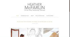 Desktop Screenshot of heathermcfarlin.com